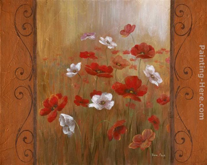 Vivian Flasch Poppies & Morning Glories I